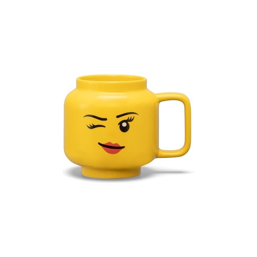 LEGO Dziewczynka (Oczko) Kubek ceramiczny duża głowa – 2