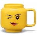 LEGO Dziewczynka (Oczko) Kubek ceramiczny duża głowa LEGO Dziewczynka (Oczko) Kubek ceramiczny duża głowa