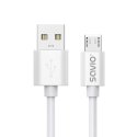 Savio USB cable 3 m USB 2.0 USB A - Micro USB White CL-167 USB kabelis Micro-USB A Balta Savio USB cable 3 m USB 2.0 USB A - Micro USB White CL-167 USB kabelis Micro-USB A Balta