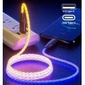 Fusion LED USB-A to USB-C cable 30W | 3A | 100 cm Fusion LED USB-A to USB-C cable 30W | 3A | 100 cm
