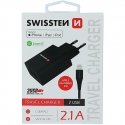Swissten Smart IC Tīkla Lādētājs 2x USB 2.1A Ar Lightning (MD818 Swissten Smart IC Tīkla Lādētājs 2x USB 2.1A Ar Lightning (MD818