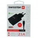 Swissten Smart IC Tīkla Lādētājs 2x USB 2.1A Ar Lightning (MD818 Swissten Smart IC Tīkla Lādētājs 2x USB 2.1A Ar Lightning (MD818