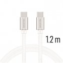 Swissten Textile Universāls Quick Charge 3.0 USB-C uz USB-C Datu Swissten Textile Universāls Quick Charge 3.0 USB-C uz USB-C Datu