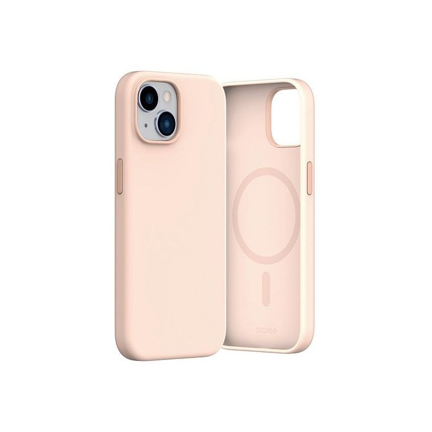 Araree etui Typoskin M iPhone 15 | 14 | 13 6.1" różowy|sand pink