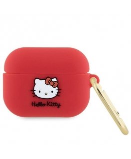 Hello Kitty HKAP3DKHSF Airpods Pro cover fuksja|fuschia Silicone