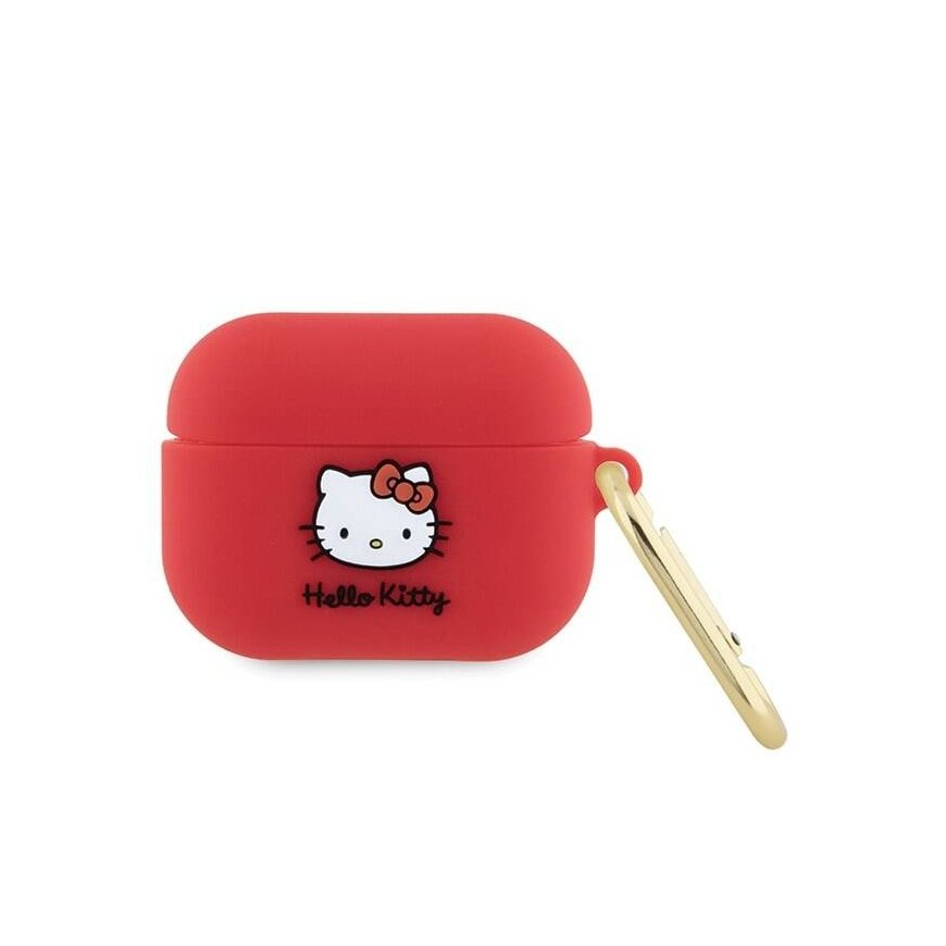 Hello Kitty HKAP3DKHSF Airpods Pro cover fuksja|fuschia Silicone