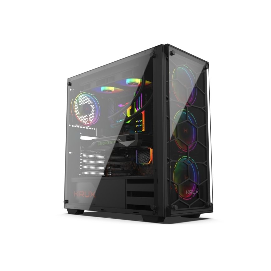 KRUX KRX0007 datoru korpuss & statnis