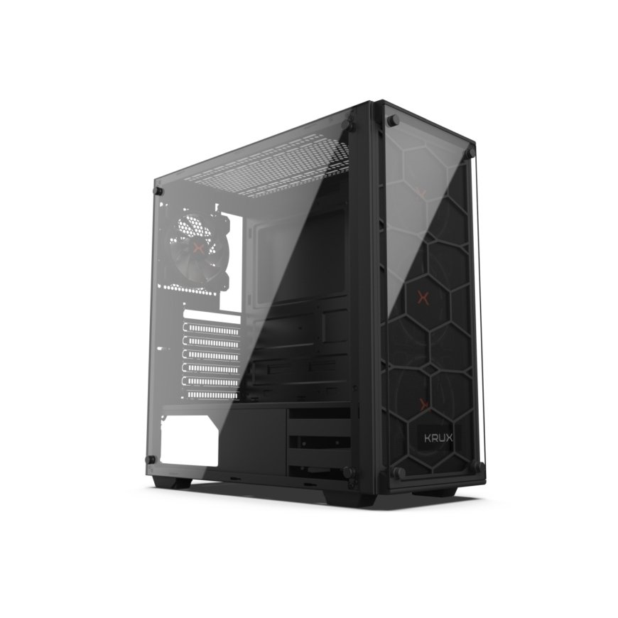 KRUX KRX0007 kompiuterio korpusas Desktopas Juoda – 3