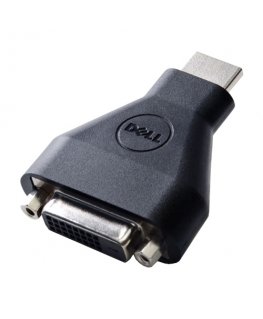 DELL 492-11681 cable gender changer 19-pin HDMI-A M 24-pin DVI FM Black