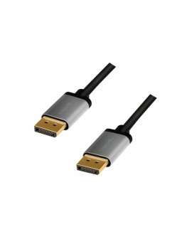 LogiLink CDA0102 DisplayPort кабель 3 m Серый, Черный