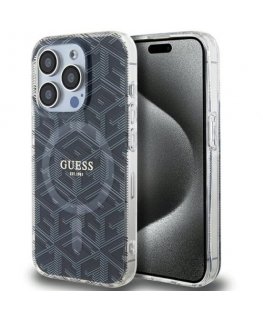 Guess GUHMP15XHGCUSTGK iPhone 15 Pro Max 6.7" czarny|black hardc