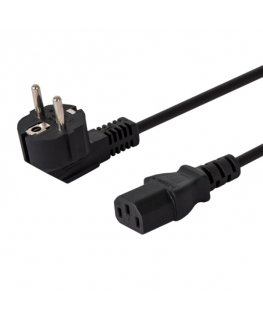 Savio CL-146 virtajohto Musta 3 m IEC C13 IEC Type E (3.4 mm, 3.1 mm)