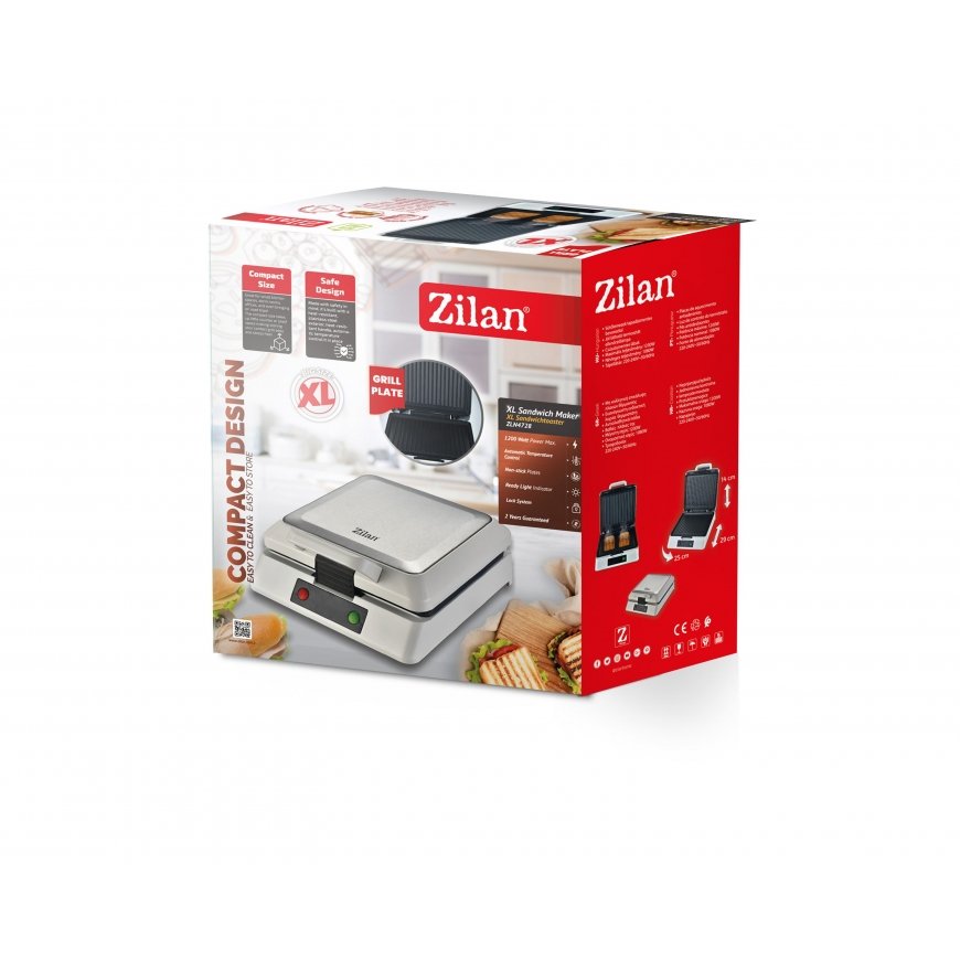 Zilan ZLN4728 SANDWICH MAKER XL 1200W