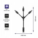 Qoltec Konektor solarny | złącze MC4 | Typ Y | 1000V | 30A | komplet Qoltec Konektor solarny | złącze MC4 | Typ Y | 1000V | 30A | komplet