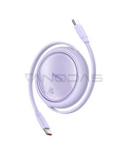 Cable USB-C to USB-C Baseus Free2Draw, PD, 100W, 1m (purple)