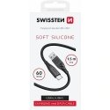 Swissten Soft Silicone Kabelis USB | USB-C | 1.5m | 60w