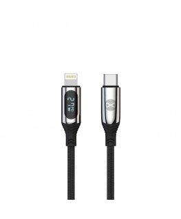 Forever LCD cable USB-C - Lightning 1,0 m 27W black