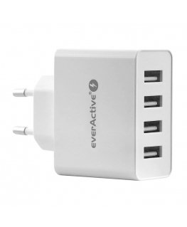 Ładowarka sieciowa everActive SC-400 4xUSB 5A