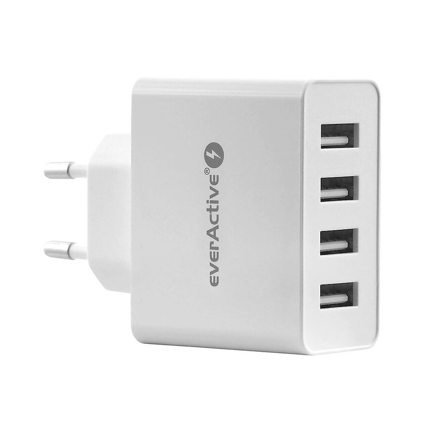 Ładowarka sieciowa everActive SC-400 4xUSB 5A