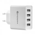 Ładowarka sieciowa everActive SC-400 4xUSB 5A Ładowarka sieciowa everActive SC-400 4xUSB 5A