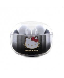 Hello Kitty True Wireless Kitty Head Logo Stereo Earphones Black