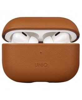 Uniq case Terra AirPods Pro 2 gen. Genuine Leather brown|toffee