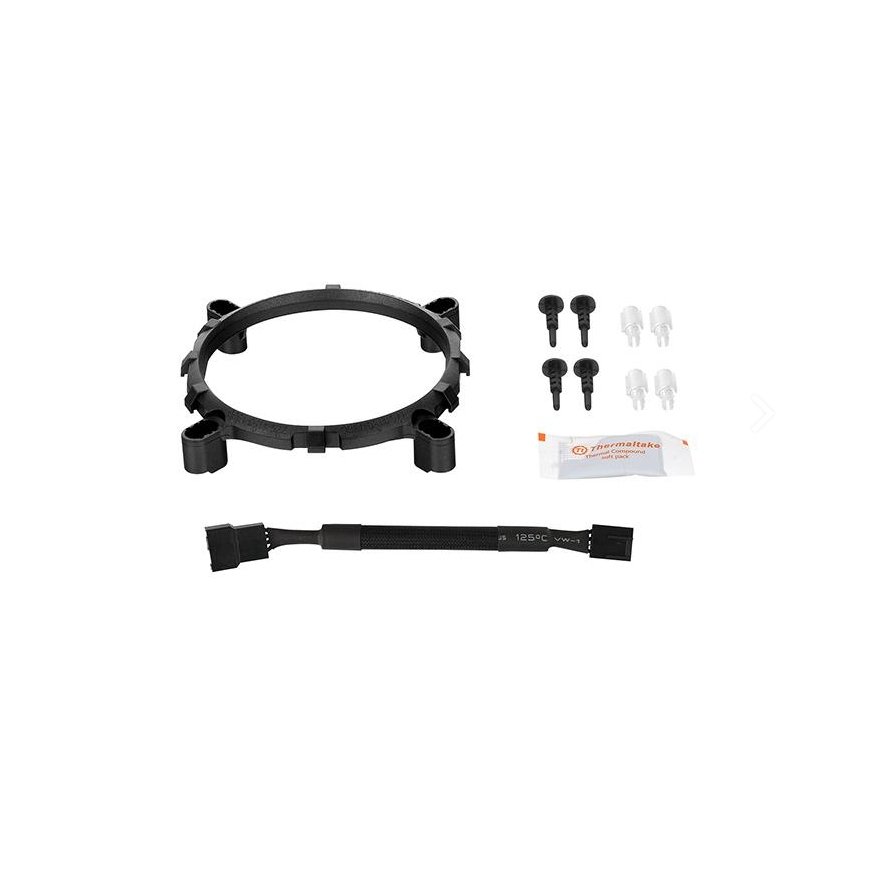 Thermaltake Contact Silent 12 Procesors Dzesinātājs 12 cm Pelēks – 3