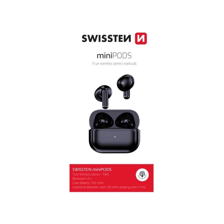 Swissten TWS Mini Pods Bluetooth 5