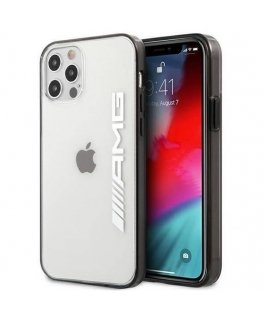 AMG AMHCP12LAESLBK iPhone 12 Pro Max transparent hardcase Metall
