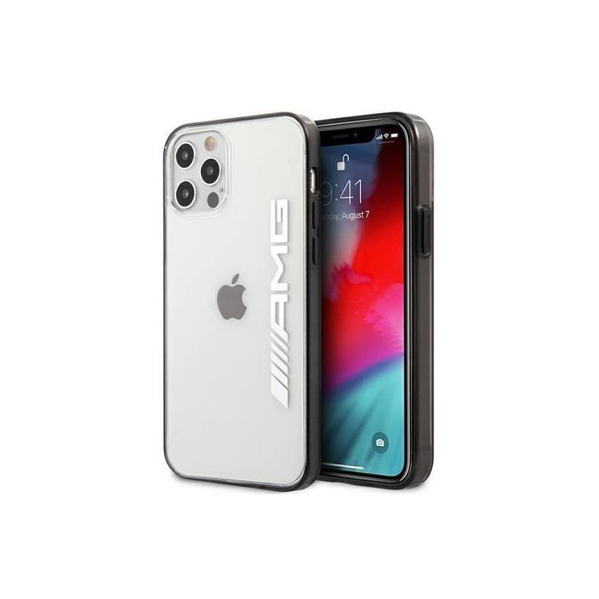 AMG AMHCP12LAESLBK iPhone 12 Pro Max transparent hardcase Metall