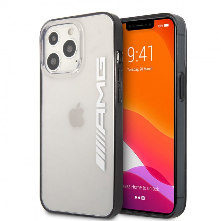 AMG AMHCP12LAESLBK iPhone 12 Pro Max transparent hardcase Metall – 2