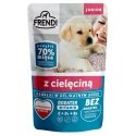 FRENDI Junior Pieces maigā mērcē ar teļa gaļu - Mitrā suņu barība - 100 g FRENDI Junior Pieces maigā mērcē ar teļa gaļu - Mitrā suņu barība - 100 g