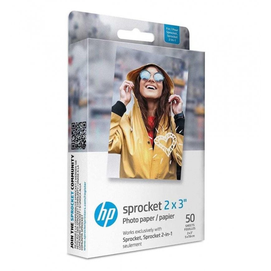 HP Sprocket Zink Paper 2x3" - 50 szt. – 2