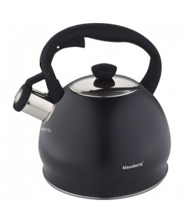 KETTLE WITH WHISTLE KLAUSBERG 2L KB-7428 Black