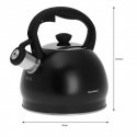 KETTLE WITH WHISTLE KLAUSBERG 2L KB-7428 Black KETTLE WITH WHISTLE KLAUSBERG 2L KB-7428 Black