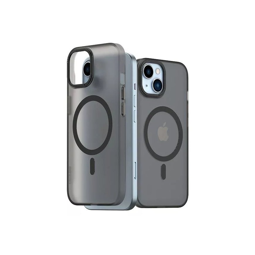 Araree etui Aero Frame iPhone 15 6.1" przeźroczysty-czarny|clear