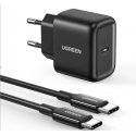 UGREEN CD250, 25W, USB-C (czarny) + kabel USB-C do USB-C, 2m (czarny) UGREEN CD250, 25W, USB-C (czarny) + kabel USB-C do USB-C, 2m (czarny)