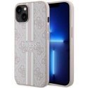 Guess IML 4G Gold Stripe Case for iPhone 15 Black Guess IML 4G Gold Stripe Case for iPhone 15 Black