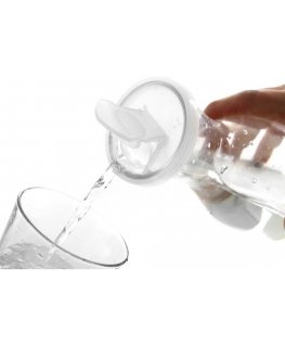 Beverage carafe jug with lid and dispenser 1L - Hendi 425763