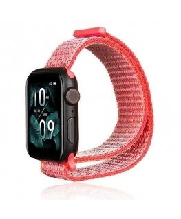 Beline pasek Apple Watch Nylon 38|40|41mm różowy |hot pink