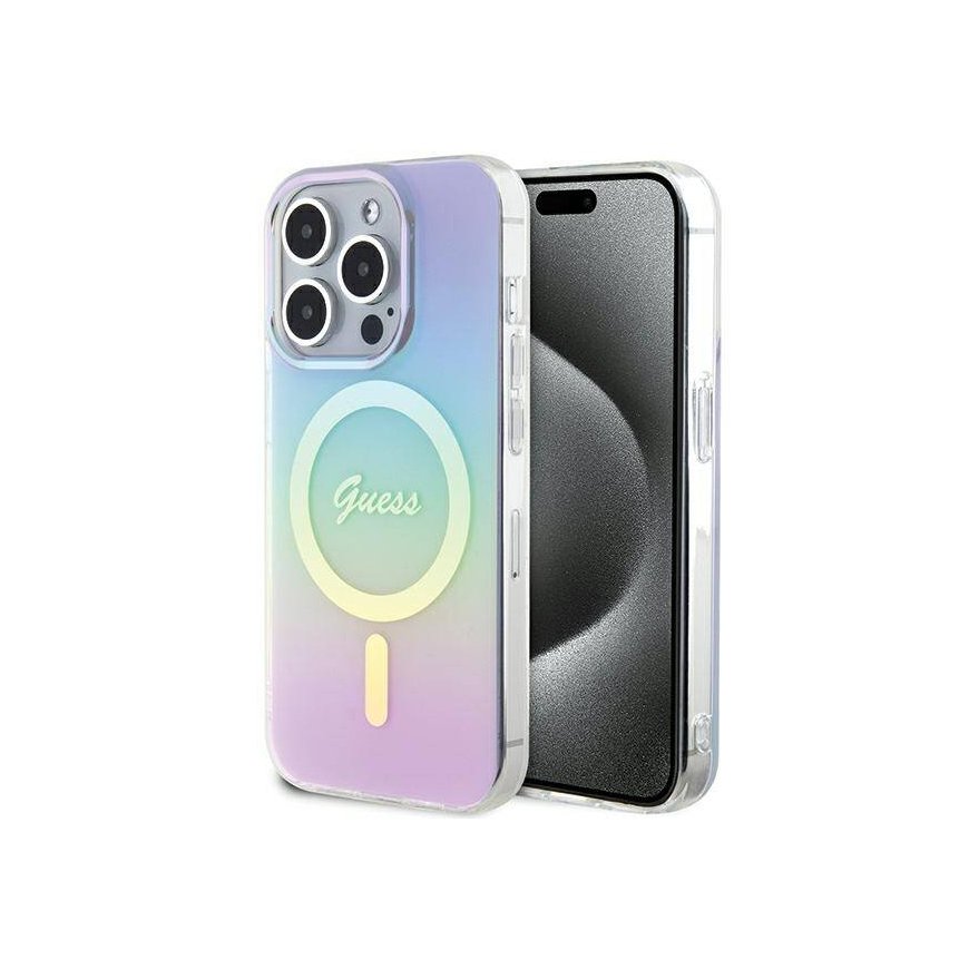 Guess GUHMP15XHITSU iPhone 15 Pro Max 6.7" fioletowy|purple hard