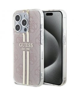 Guess GUHCP14XH4PSEGP iPhone 14 Pro Max 6.7" różowy|pink hardcas