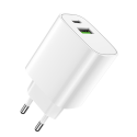 Forever wall charger 1xUSB QC 3.0 + 1xUSB-C PD 20W LS-04 white Forever wall charger 1xUSB QC 3.0 + 1xUSB-C PD 20W LS-04 white
