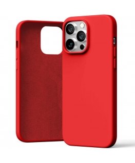 Mercury Silicone iPhone 15 Pro Max 6,7" czerwony|red