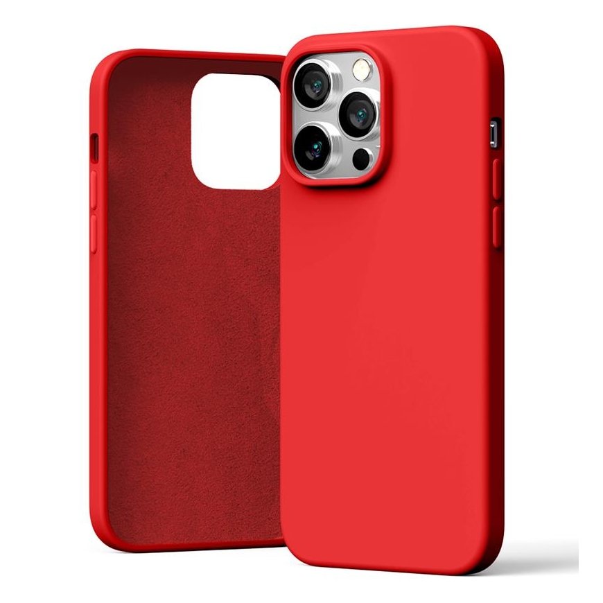 Mercury Silicone iPhone 15 Pro Max 6,7" czerwony|red