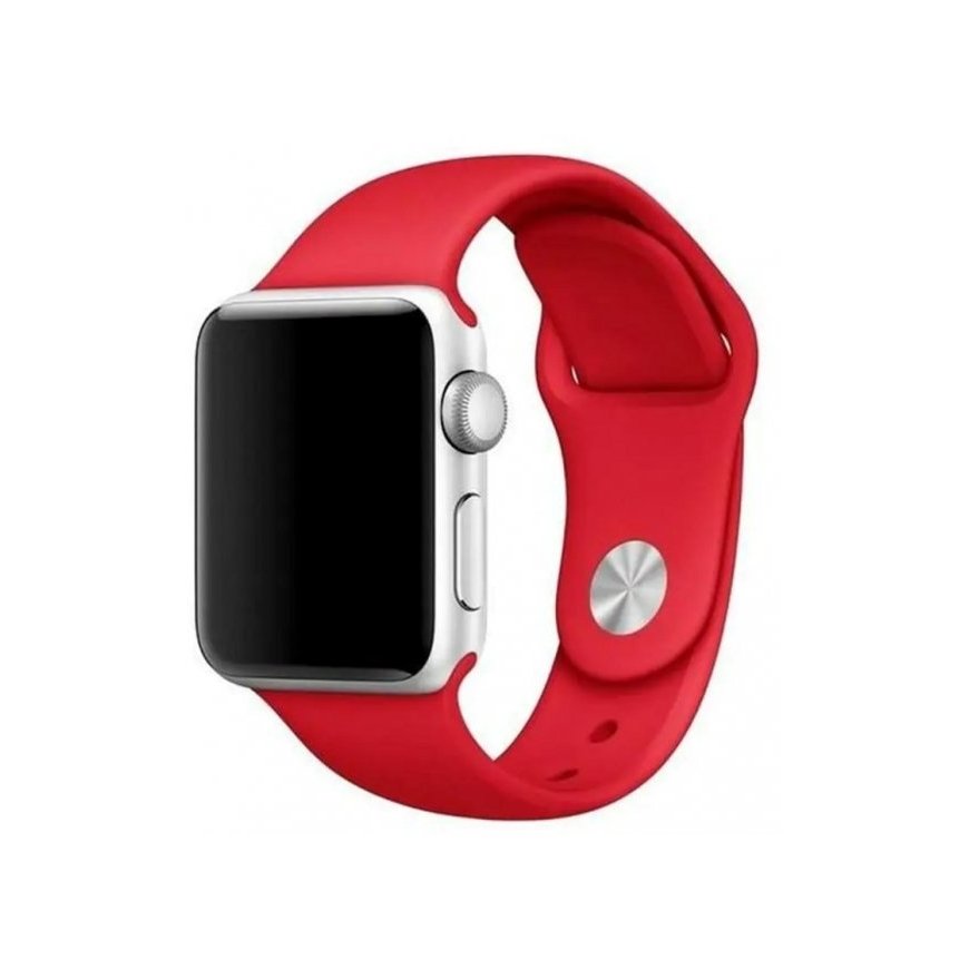 Mercury pasek Silicon Apple Watch 42|44| 45 mm czerwony|red – 2