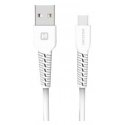 Swissten USB - USB-C 1.0m biały Swissten USB - USB-C 1.0m biały