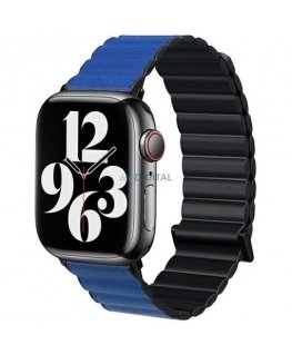 Beline pasek Apple Watch Magnetic Pro 42|44|45|49mm czarno|niebi