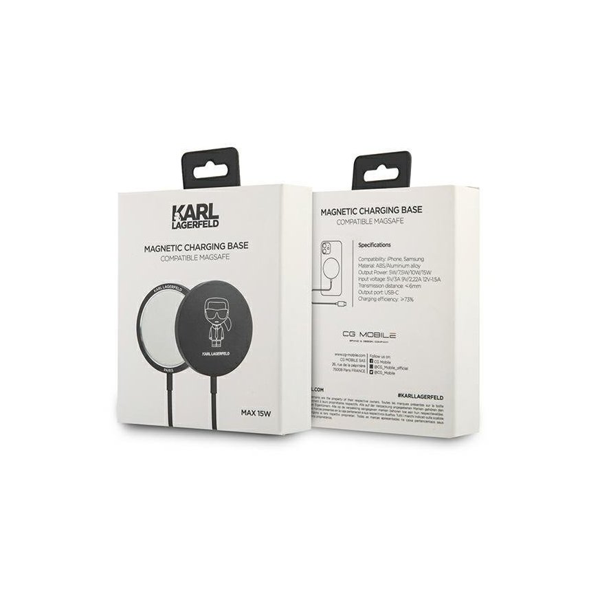 Karl Lagerfeld wireless induction charger (MagSafe compatible) 1 – 2