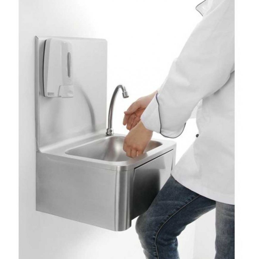 Contactless stainless steel multi-hand sink - Hendi 810309 – 2
